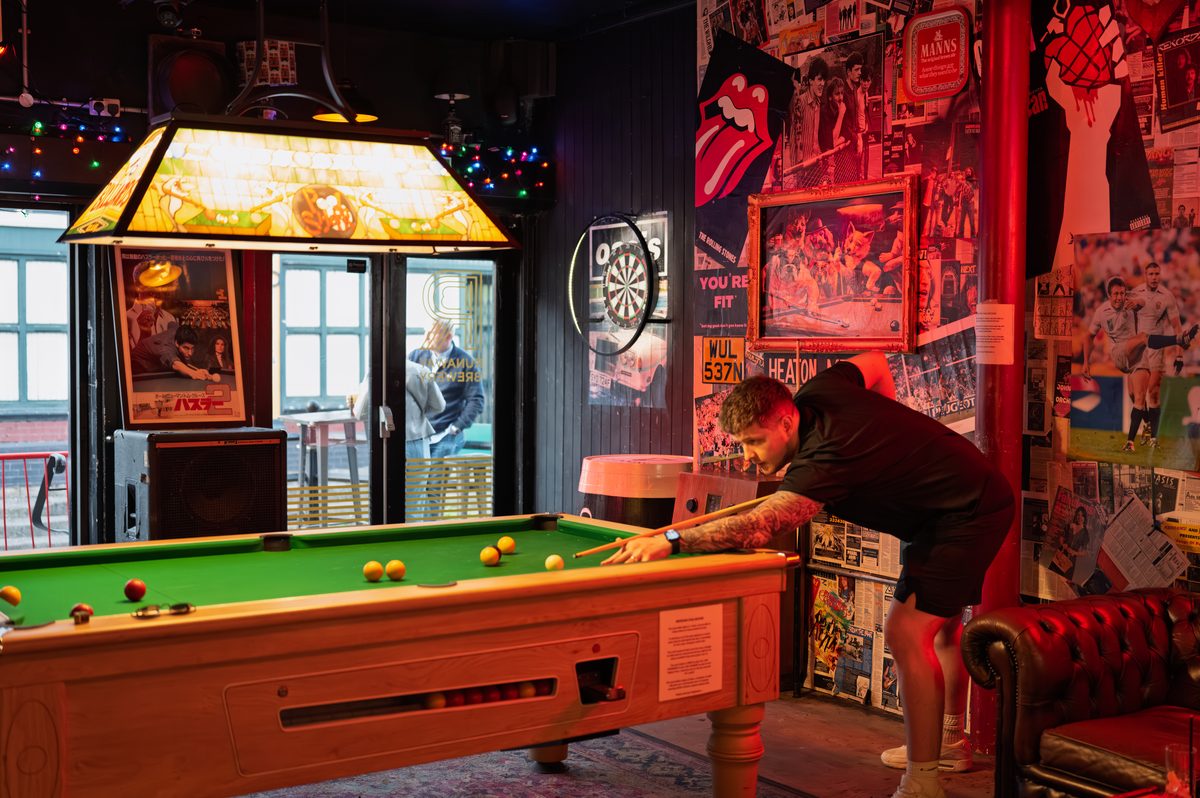 Pool, darts and arcade games